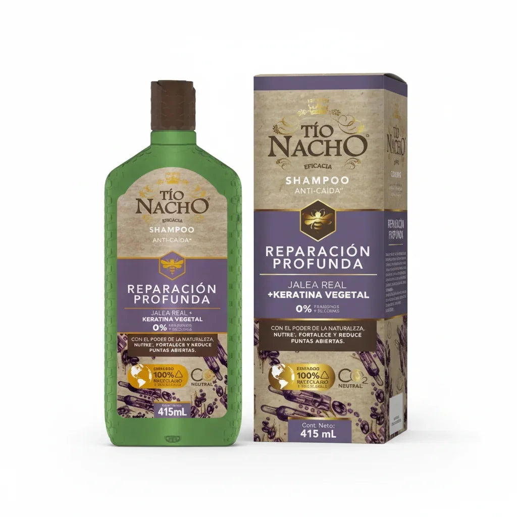 Tio Nacho Keratina Vegetal Shampoo 415ml