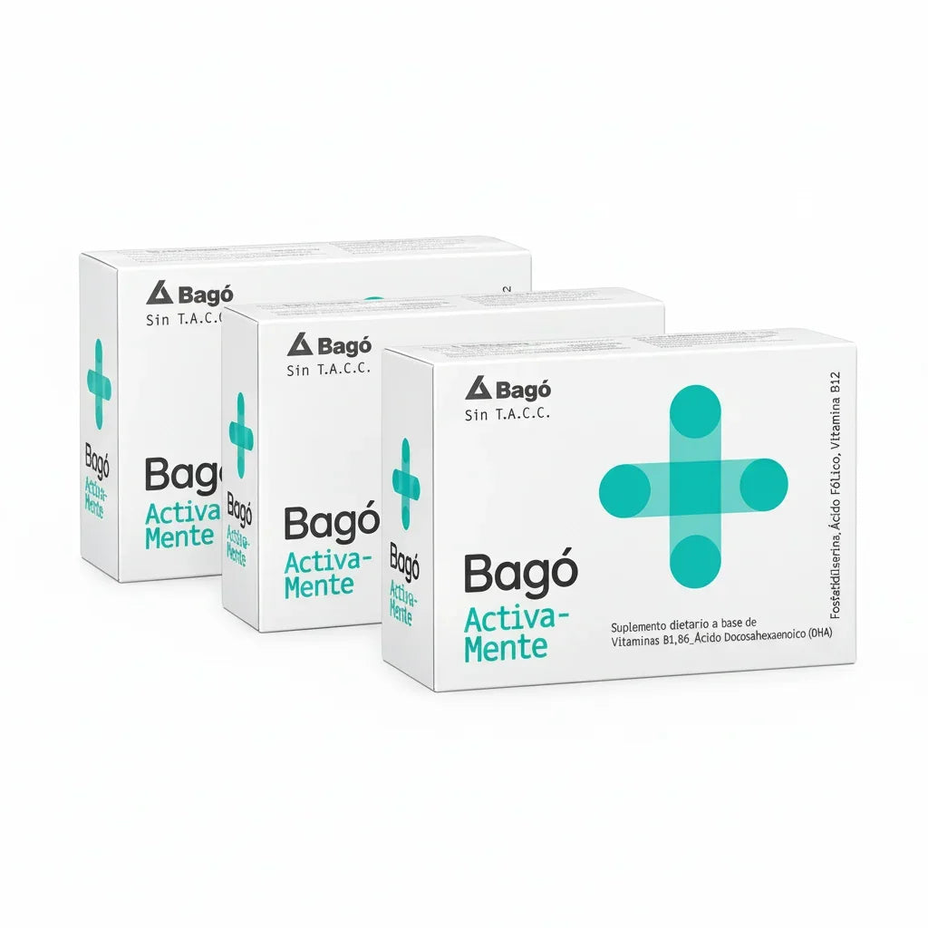 PACK  X 3 BAGO+ ACTIVAMENTE 30 Comp Rec