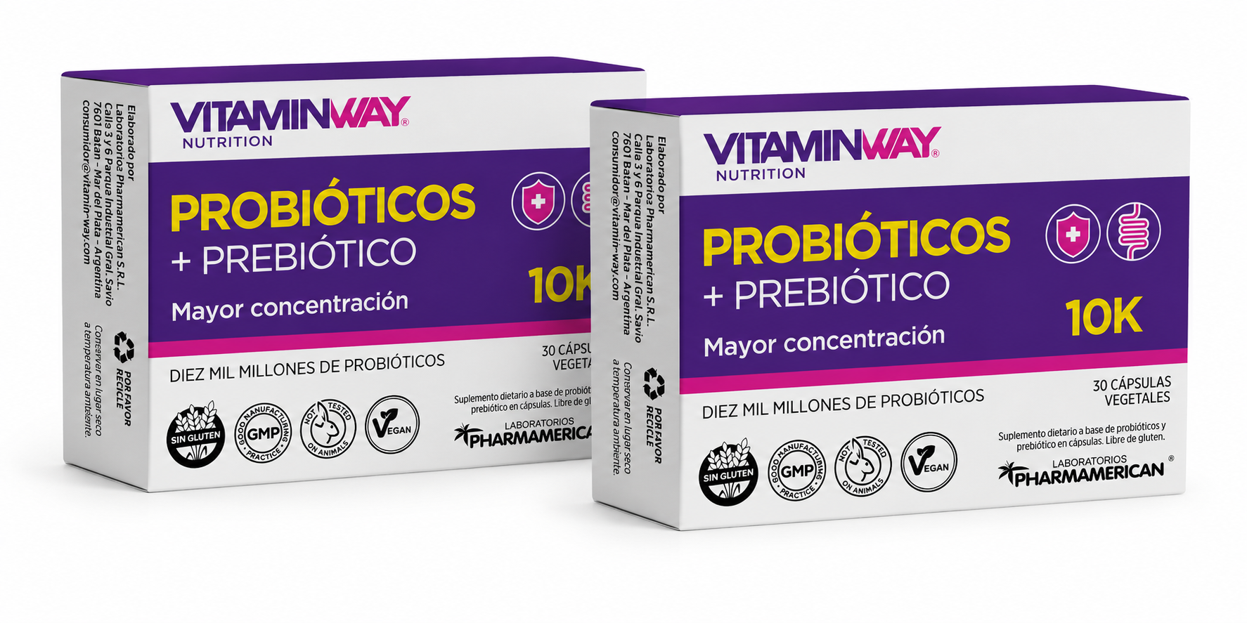 Pack X2 Vitamin Way PROBIOT+PREB Capsulas