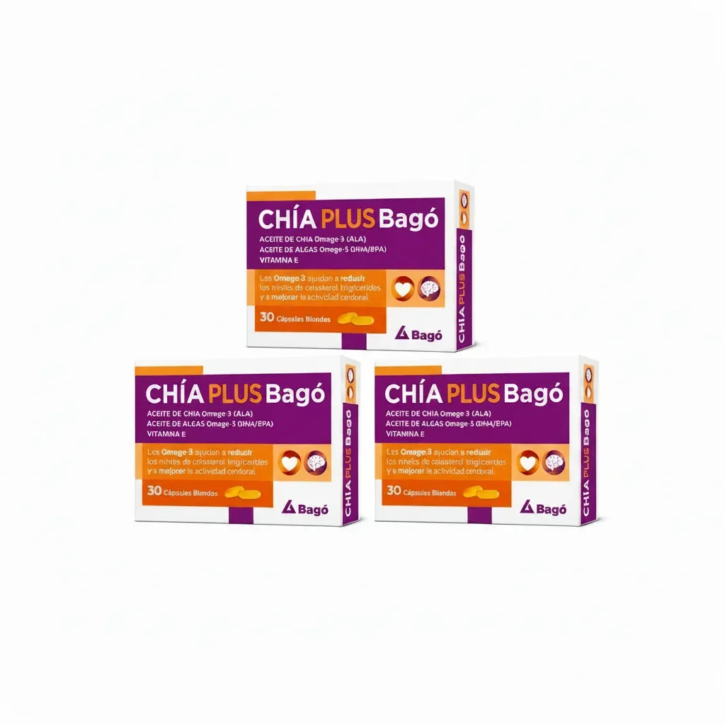 Pack X3 Chia Plus 30 Caps Blandas