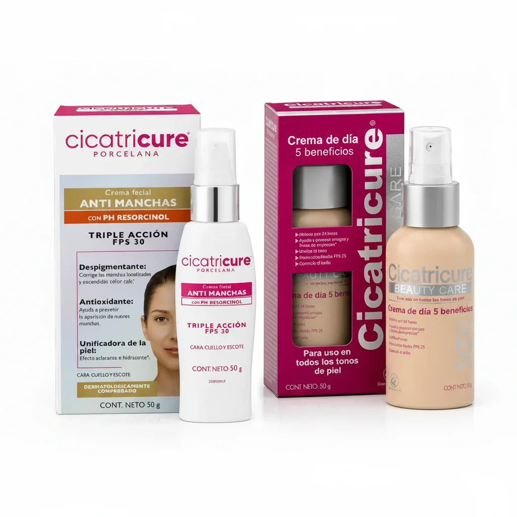 Kit Cicatricure Antimanchas Resorcinol + Beauty Care