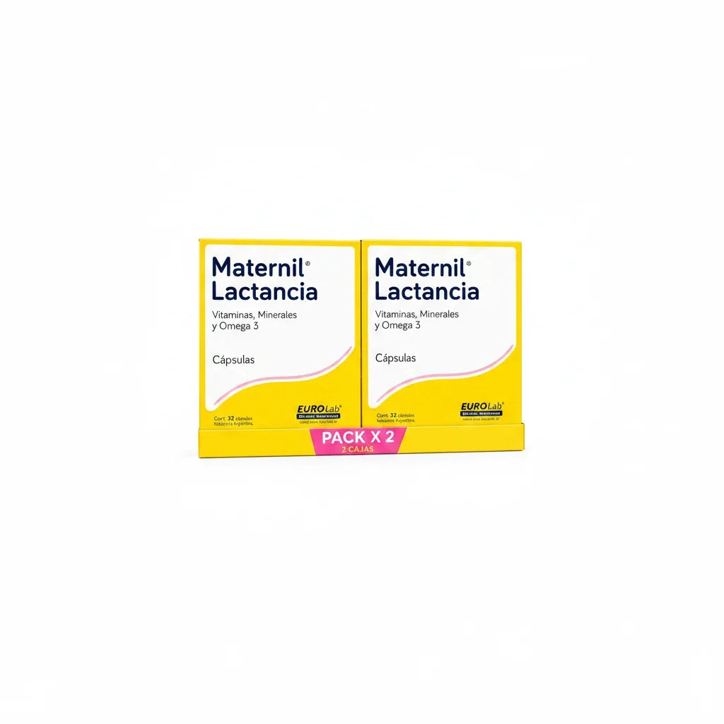 Pack x2 MATERNIL LACTANCIA cßps x 32