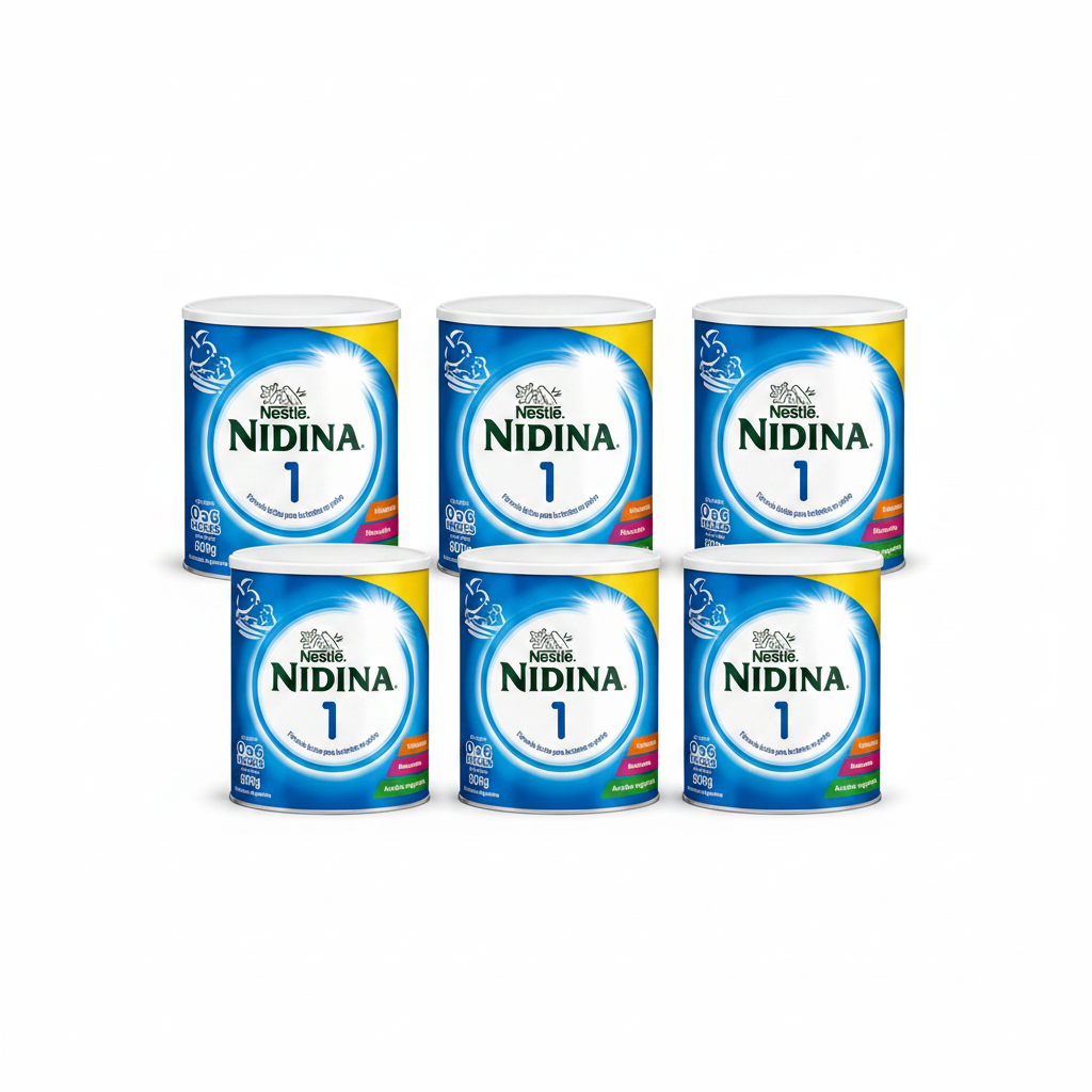 Pack  X6 Nidina 1 Infant  envases x  800 g