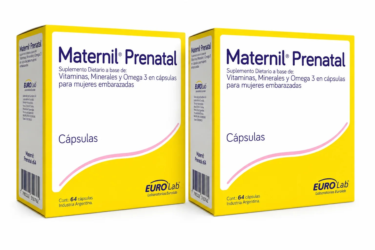 Pack X2 Maternil  Prenatal  cßpsx64