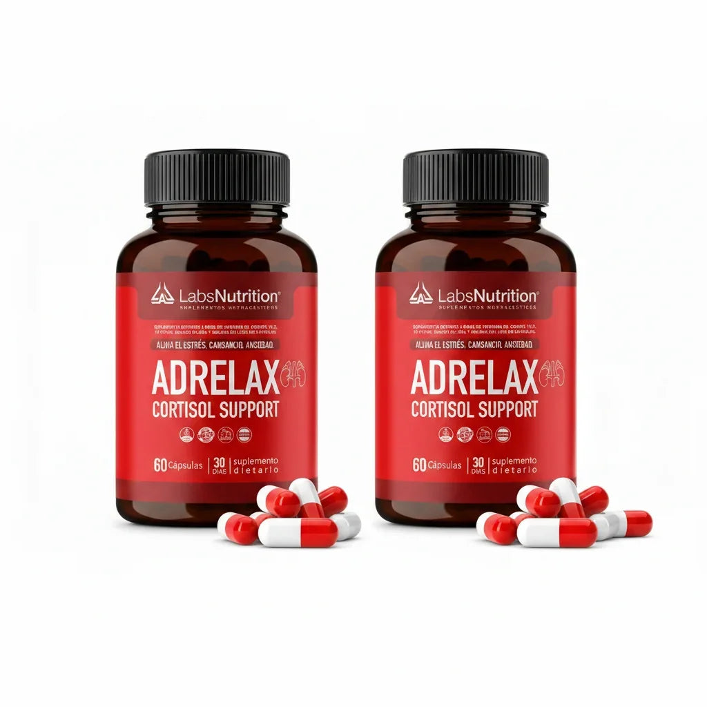 Pack X 2 Adreno Cortisol X 60 Cap Cada Una Labs Nutrition Sin Sabor