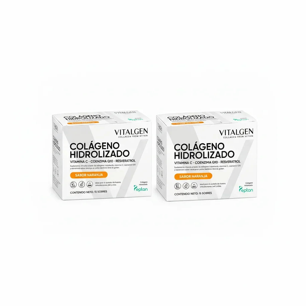 PACK X2 VITALGEN COLAGENO NARANJA 15 S