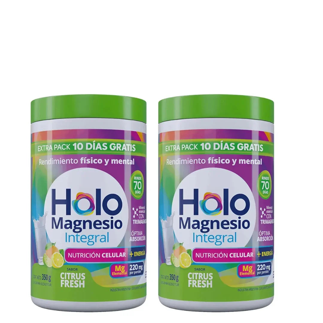 Pack 2 Holomagnesio Integral Trimagnesio En Polvo