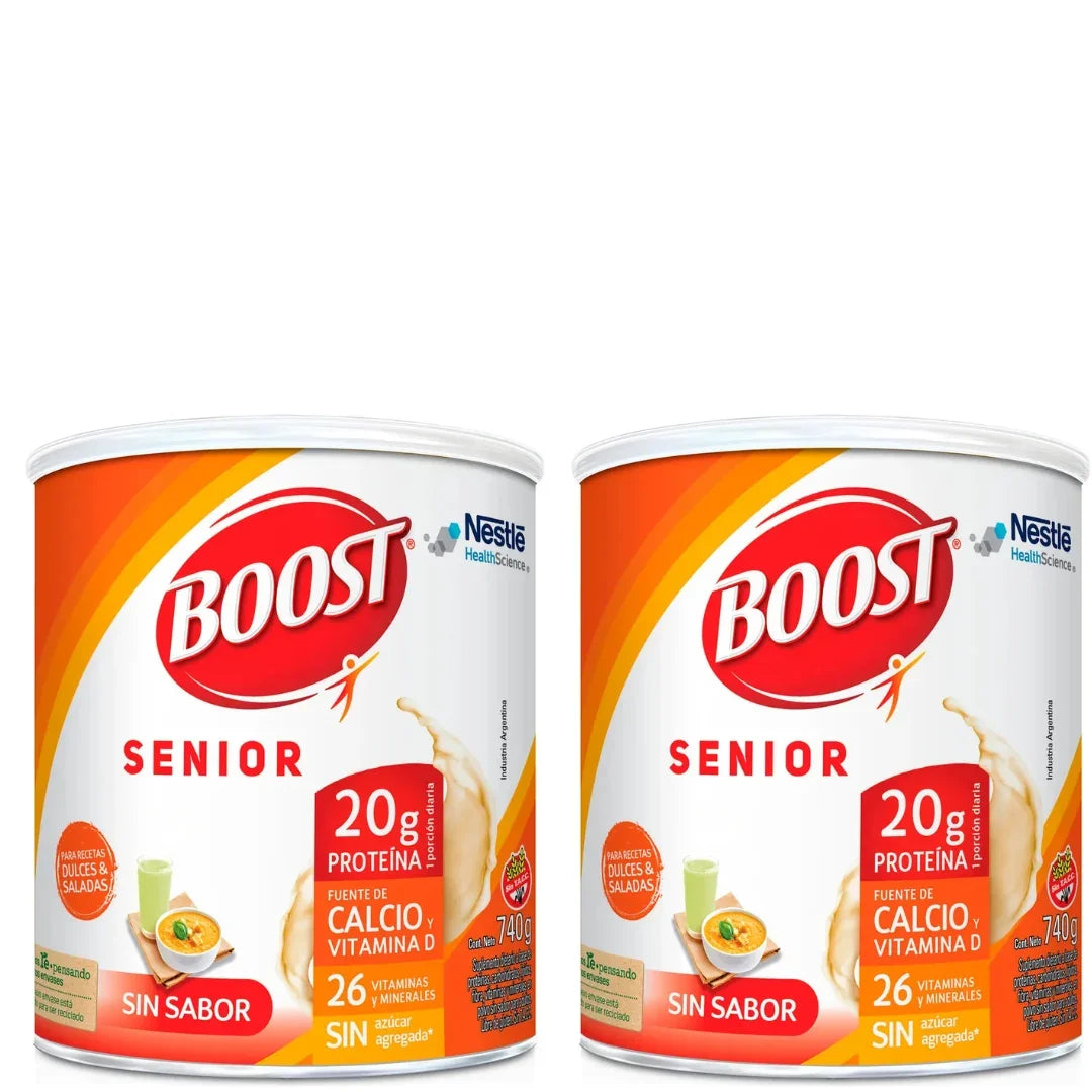 Pack x 2 Boost Sin Sabor 740 Gramos