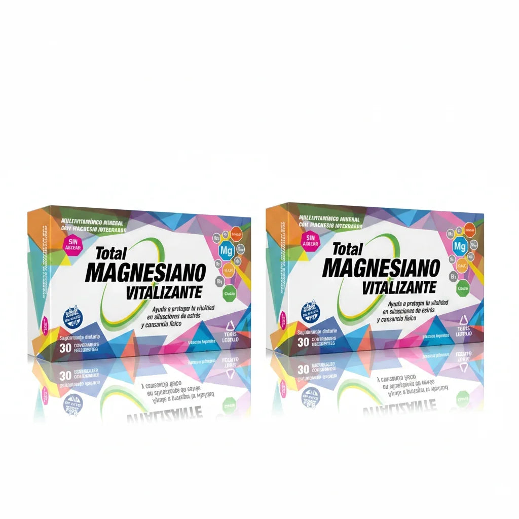 Pack x2 Total Magnesiano Vitalizante  x 60 Comprimidos