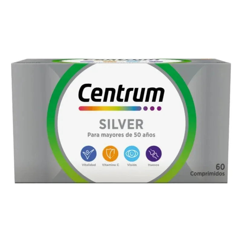 Suplemento Dietario Centrum Silver X 60 Comprimidos Neutro
