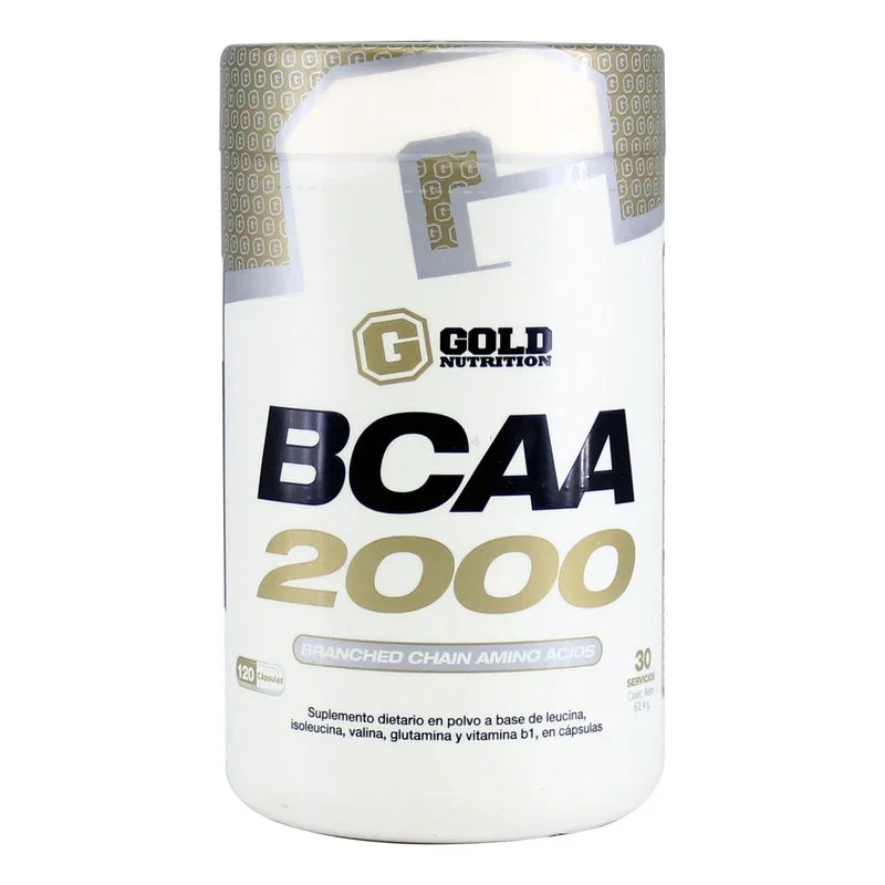Bcaa 2000 Aminoácidos Ramificados 120 Tab Sin Sabor - Gold Nutrition