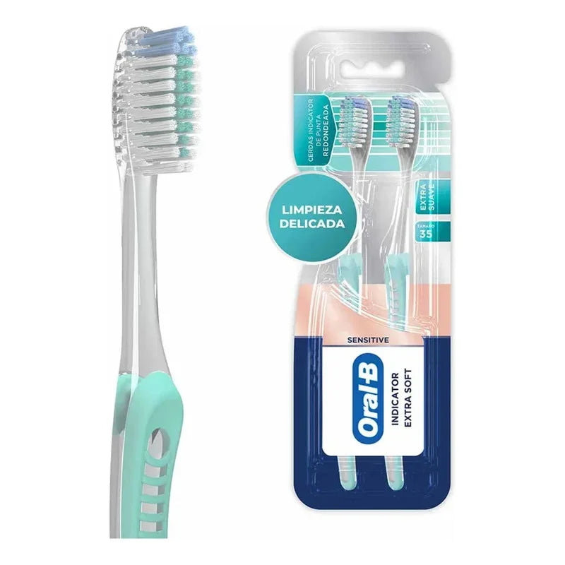Cepillo Dental Oral-b Sensitive Indicator Extra Soft 2 Un