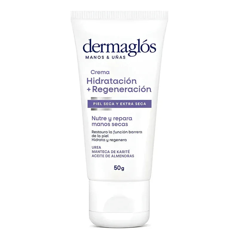 Crema De Manos Hidratacion + Regeneracion Dermaglos 50g Neutra