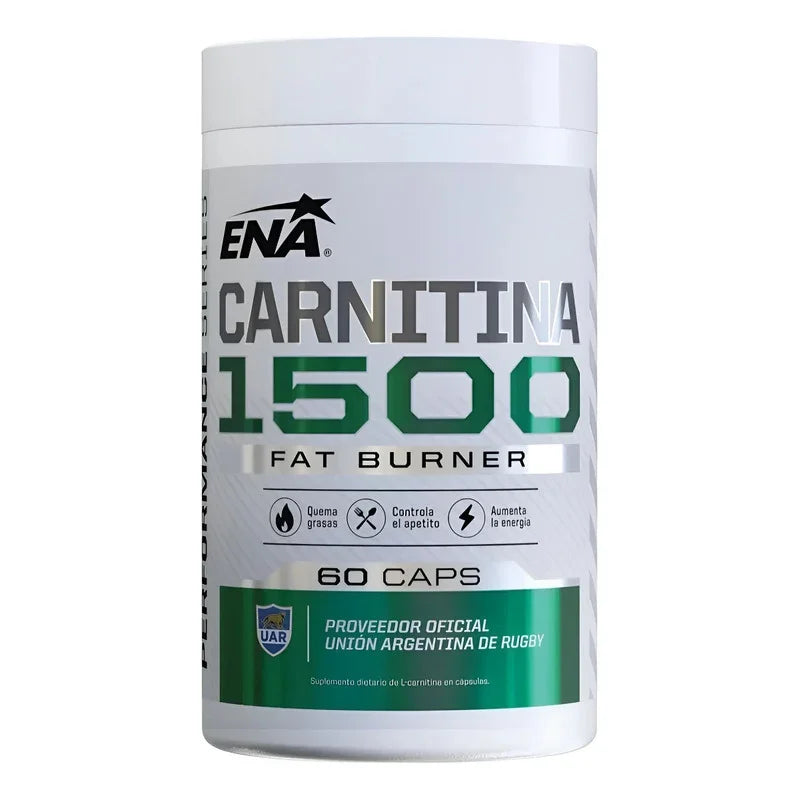 Suplemento En Cápsula Ena Sport Carnitina X 60 Cápsulas Sin Sabor