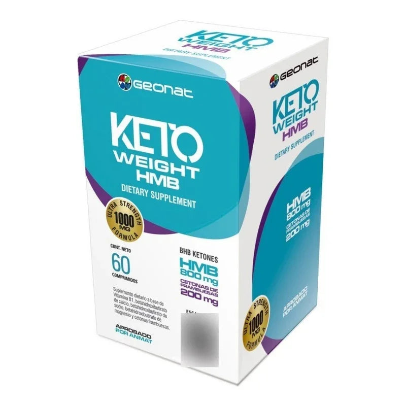 Keto Weight Hmb X 60 Comprimidos Geonat Sabor Sin Sabor