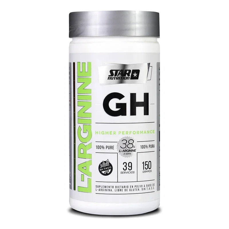 Arginina Gh Star Nutrition 150g En Polvo Sin Sabor