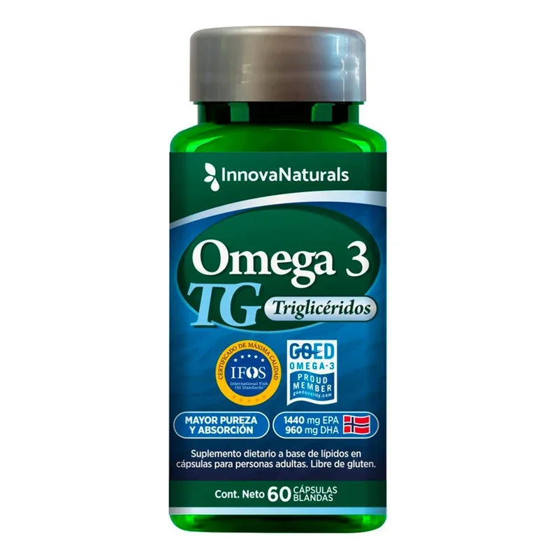 Suplemento En Cápsula Innovanaturals Omega 3tg Omega 3 X 1.367g
