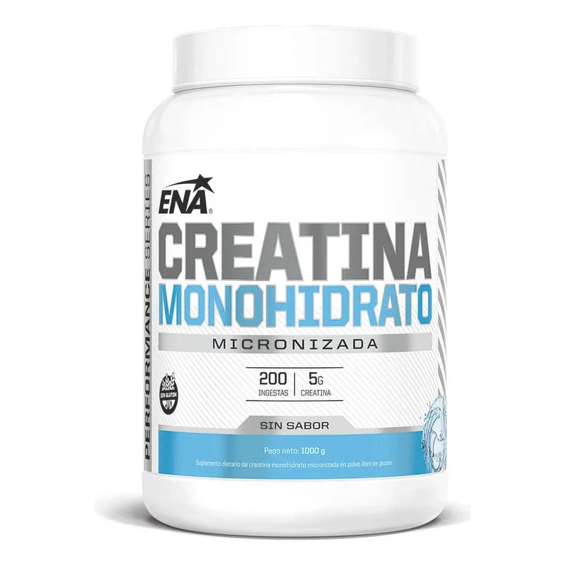 Creatina Monohidrato 1 Kg Ena Sport Micronizada Sin Sabor