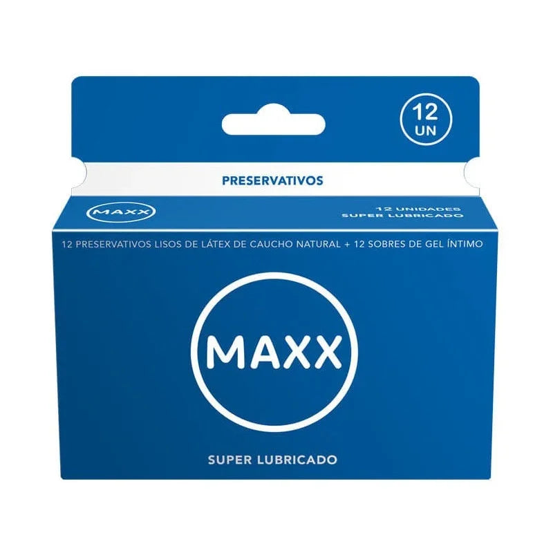 Preservativos Maxx Caja X 12 Super Lubricado