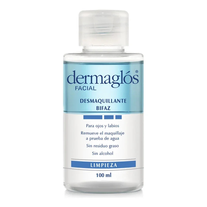 Desmaquillante Bifaz De Ojos Y Labios Dermaglós X100ml
