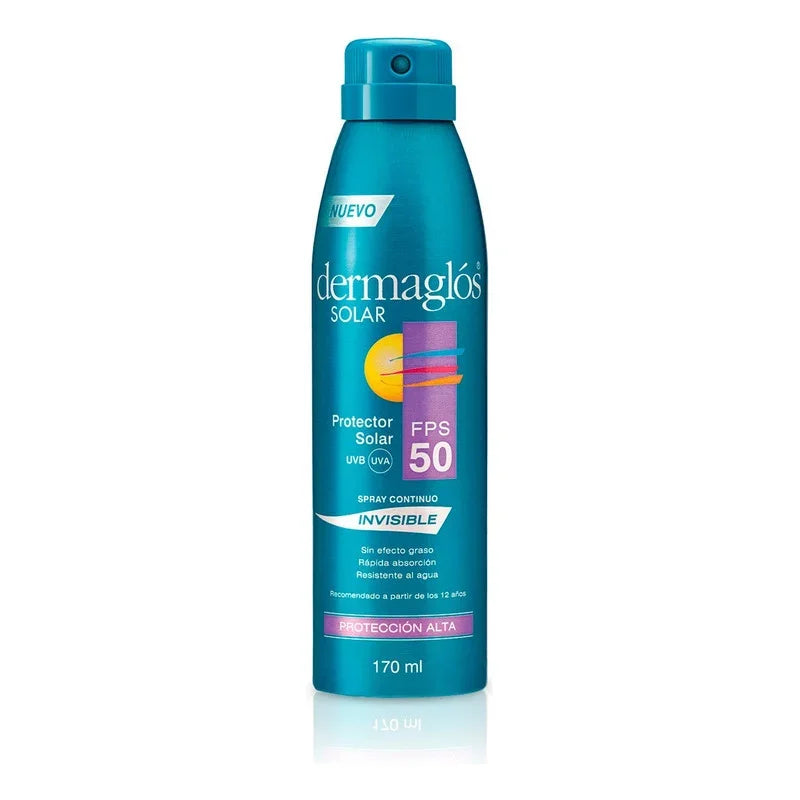 Protector Solar Dermaglós Fps50 Spray Continuo X170ml