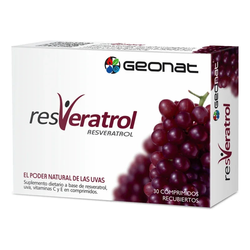 Antioxidante- Resveratrol (30 Comp) - Geonat Sabor Sin Sabor