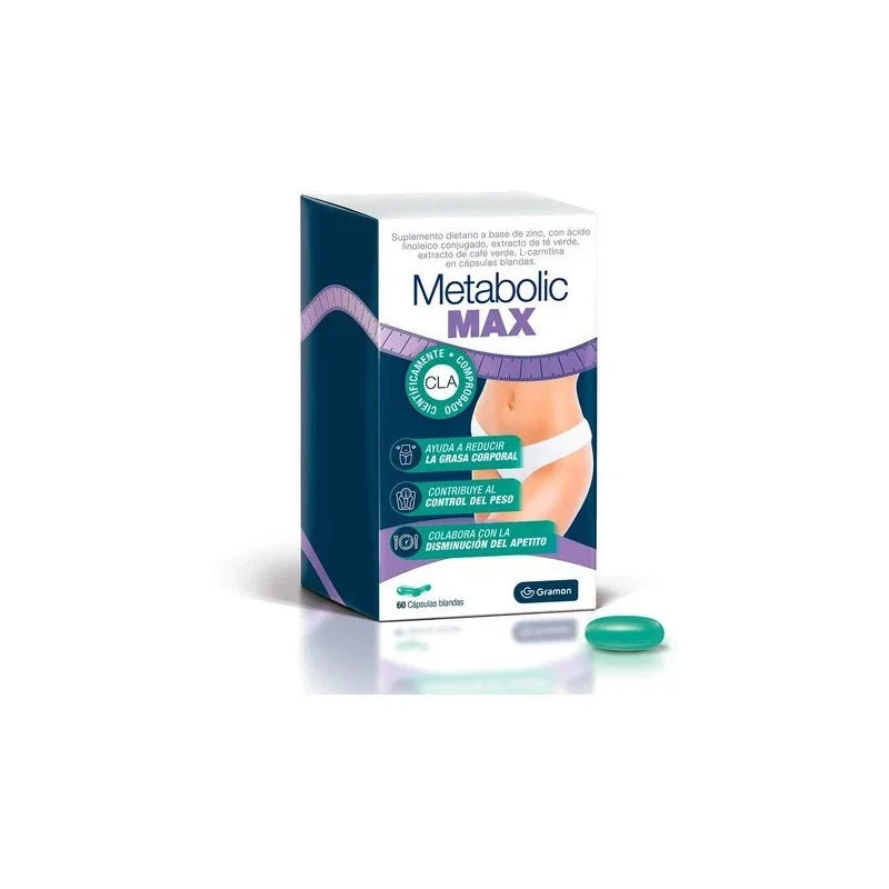 Metabolic Max Reduce Grasa Corporal X 60 Caps. Blandas