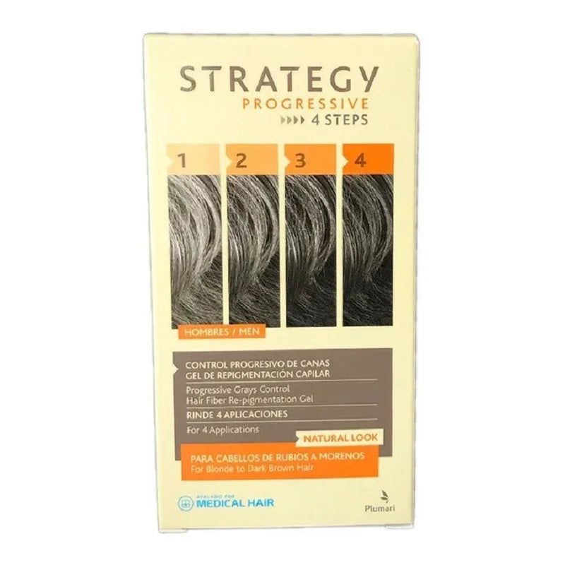 Tintura Semipermanente Strategy 4 Steps Gel Cubre Canas 1.2l