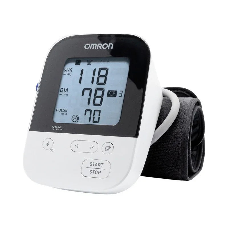 Tensiometro Digital De Brazo Con Bluetooth Hem-7156t Omron Blanco