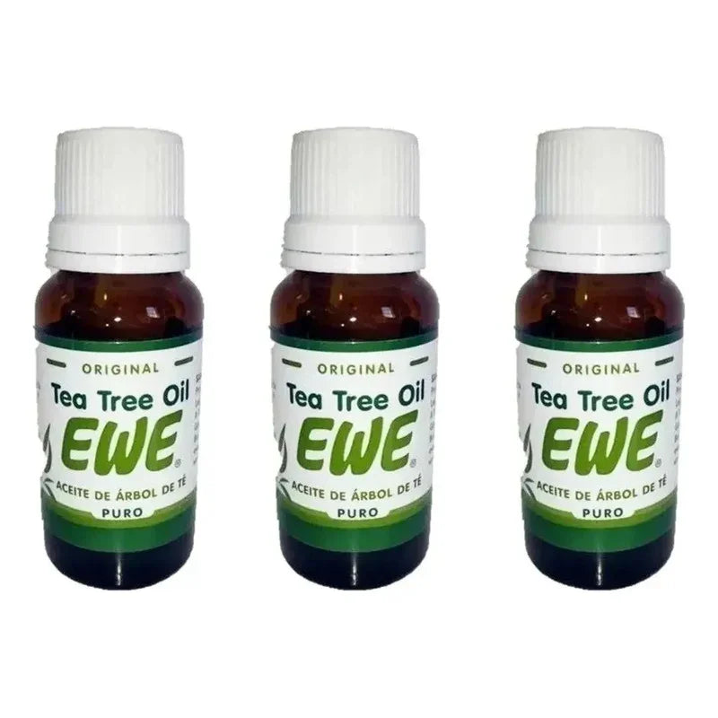 Pack X 3 Aceite Tea Tree Oil Ewe Árbol De Té Puro 20ml