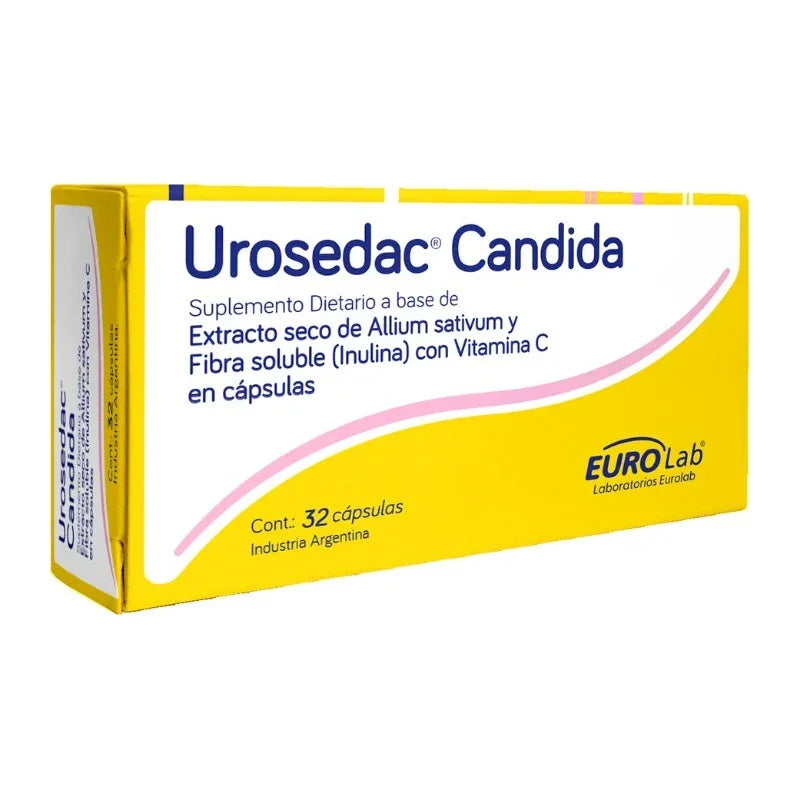 Eurolab Urosedac Candida X 32 Cápsulas Sabor Neutro