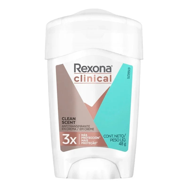 Antitranspirante En Crema Rexona Clean Scent Clean Fresh 48g