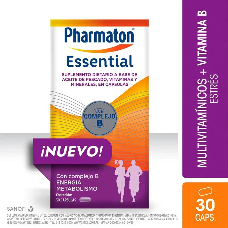 Pharmaton Essential Aceite De Pescado Comp B 30 Caps Full Sin Sabor