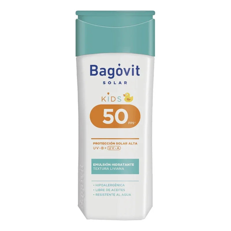 Protector Solar Bagovit Niños Emulsión Fps50 200 Ml