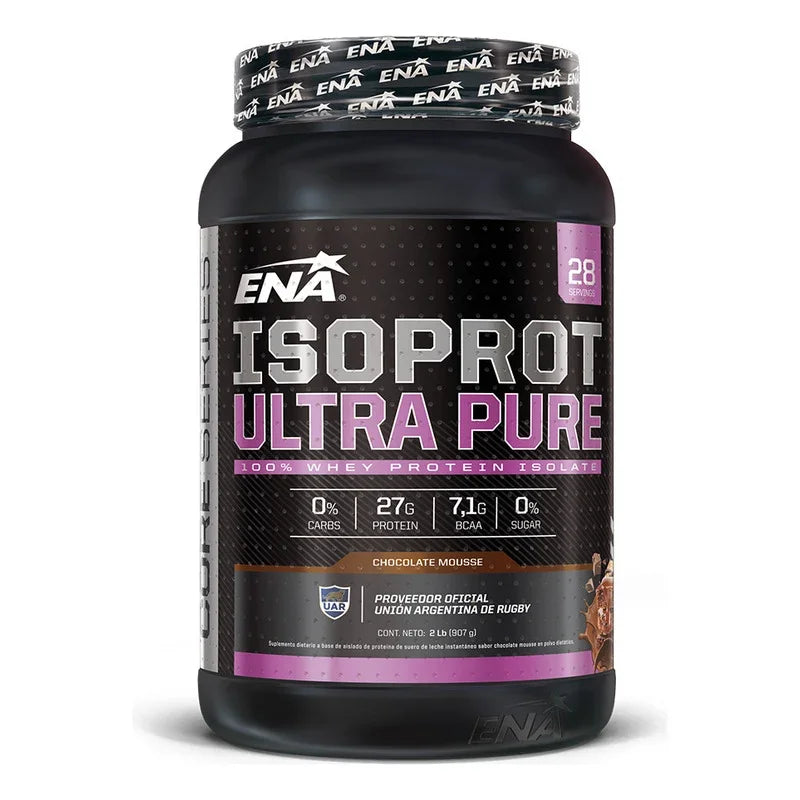 Suplemento Ena Sport Whey Protein Isoprot 907g En Polvo Sabor Chocolate Mouse Rapida Asimilacion