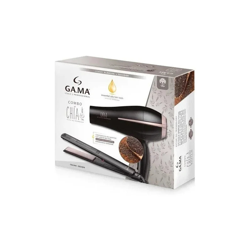 Pack Planchita 230°c Elegance Bora + Secador Chia Gama 2300w