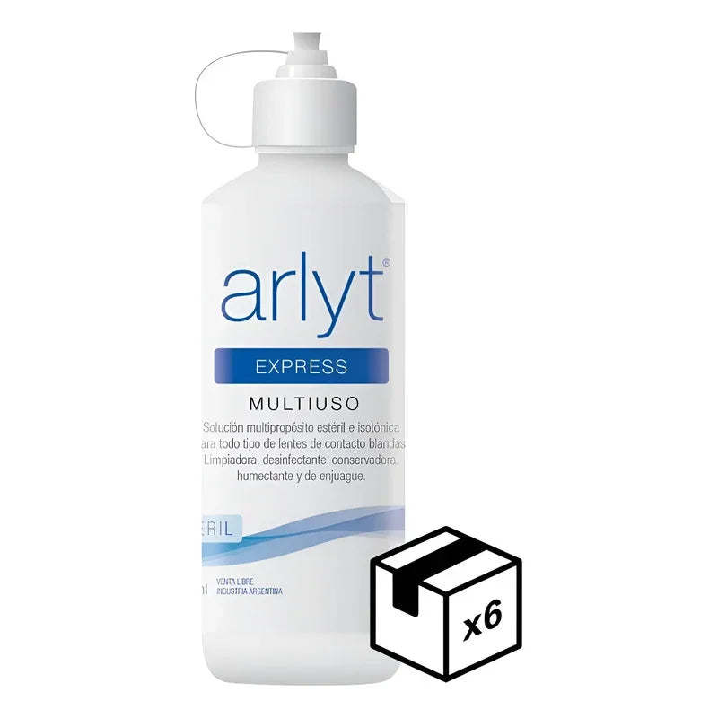 Pack 6 Arlyt Express Solución Multipropósito Estéril 500ml