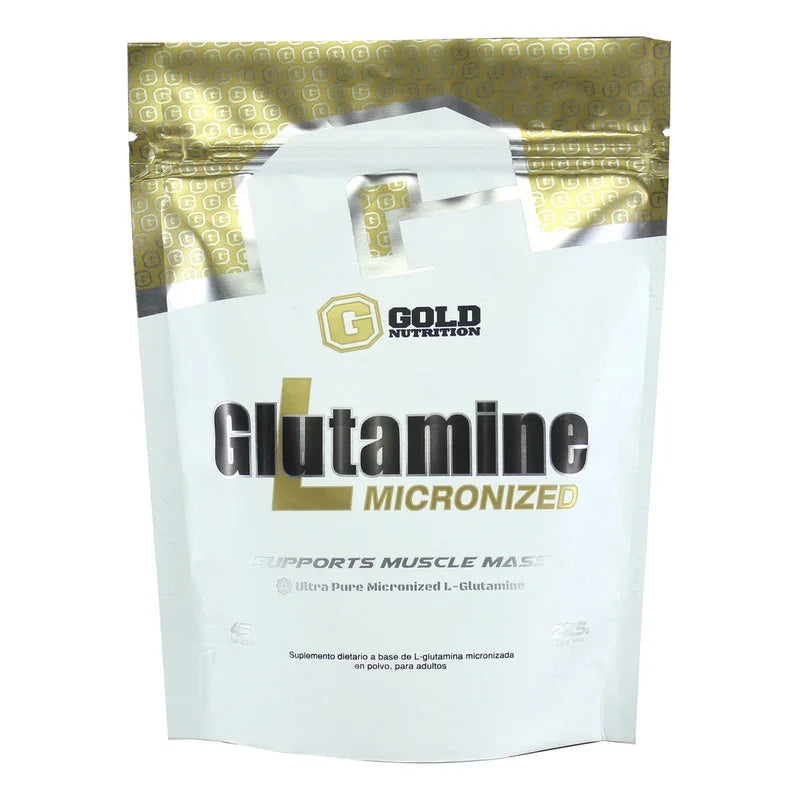 Glutamina X 225g Micronizada Sin Sabor Gold Nutrition