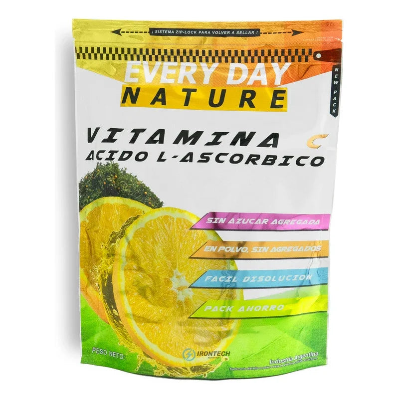 Vitamina C Every Day Nature Suplemento En Polvo Sabor Cítrico 1kg