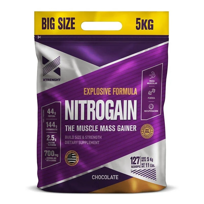 Polvo Deportivo Xtrenght Nutrition Carbohidratos Sabor Chocolate 5kg