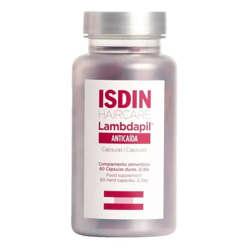 Cápsulas Anticaída Isdin Lambdapil Suplemento Dietario 60u