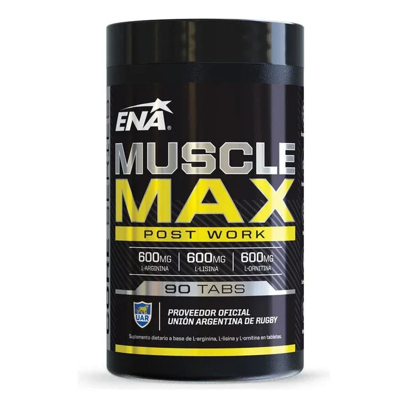 Suplemento En Tabletas Ena Sport Muscle Max En Frasco Sin Sabor