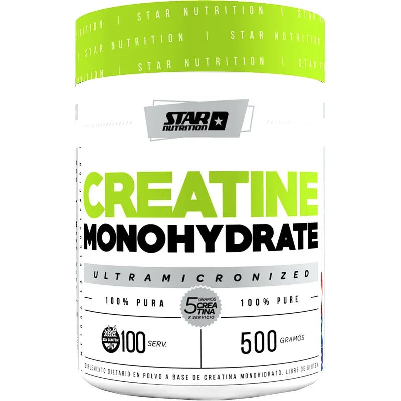 Suplemento Star Nutrition Ultramicronized Creatina Monohydrate De 500g - Polvo