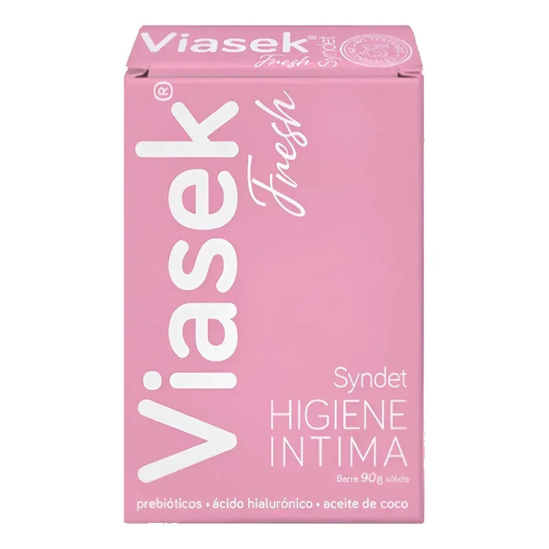 Jabon Barra Limpiadora Viasek Fresh Syndet Higiene Intima