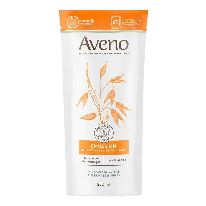 Aveno Emulsión Emoliente Suavizante Piel Sensible Refill