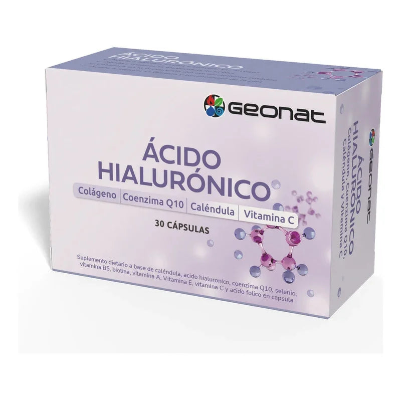 Geonat Acido Hialurónico Suplemento Hidrata La Piel X30 Caps Sabor Sin Sabor