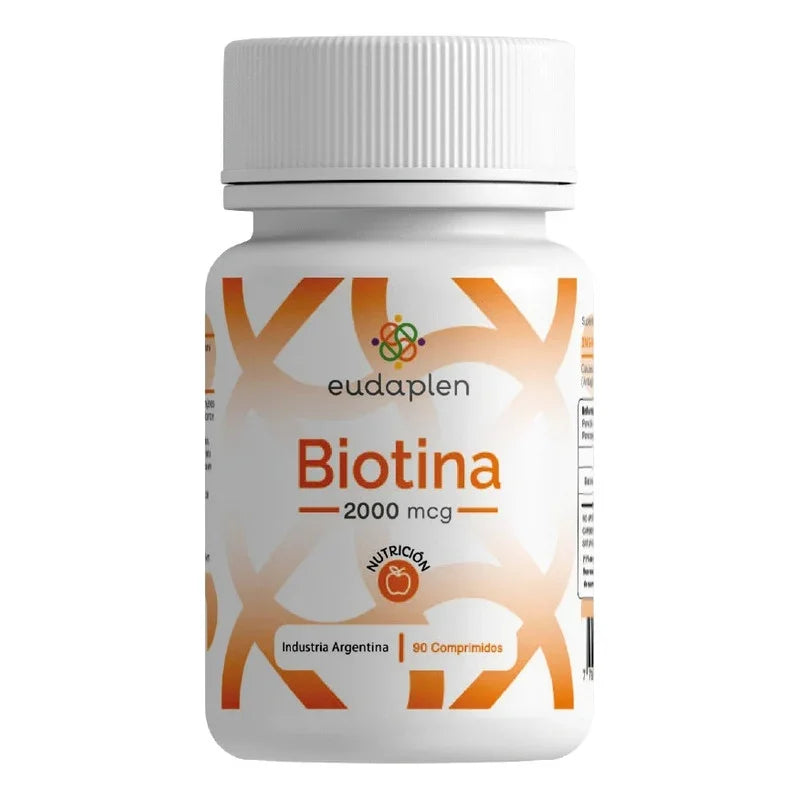 Biotina - 2000 Cgm - 90 Servicios - Eudaplen Sabor Neutro