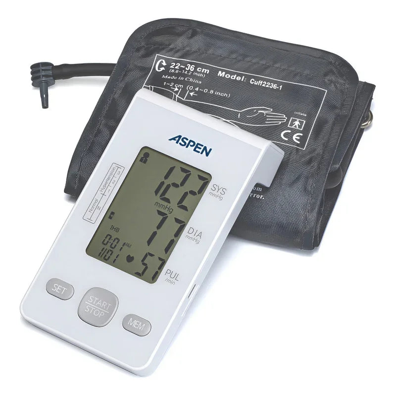Tensiómetro Digital De Brazo Automático Aspen Dbp-6192 Blanco
