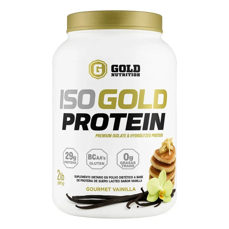 Iso Gold Nutrition Protein Sabor Gourmet Vainilla X907gr Vainilla Gourmet