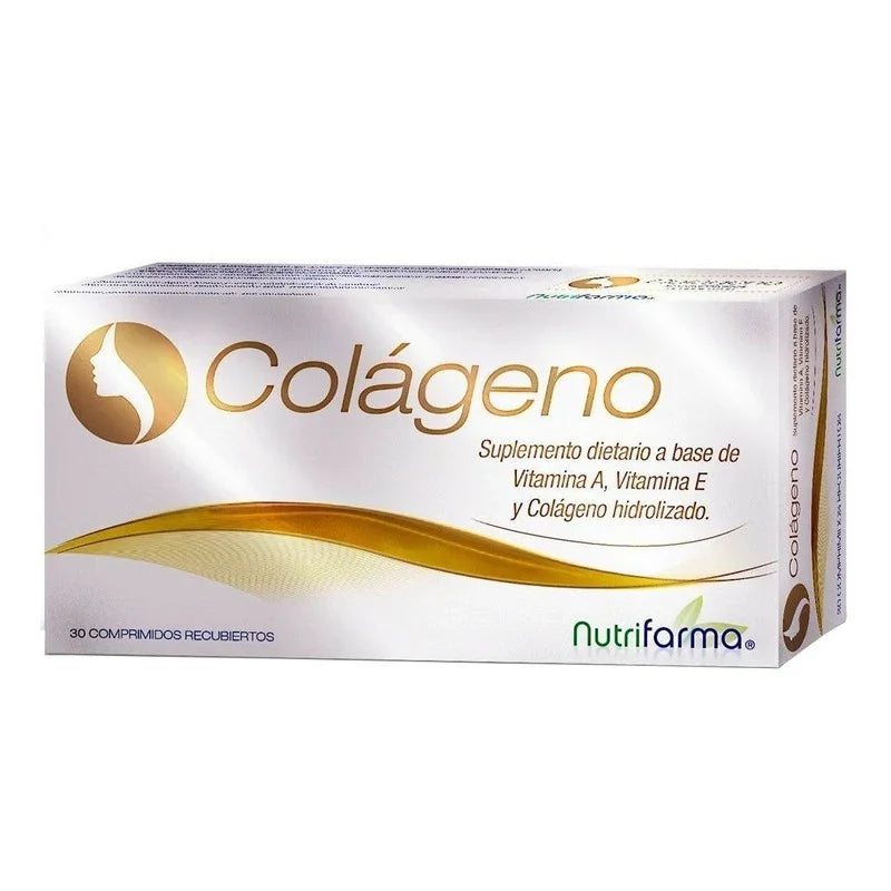 Suplemento En Comprimidos Nutrifarma Vitaminas De Colágeno De 30 Un